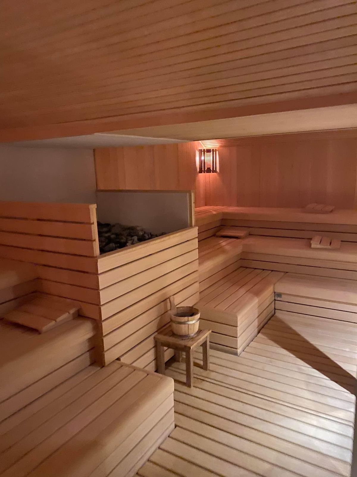 Finse sauna van 100°C